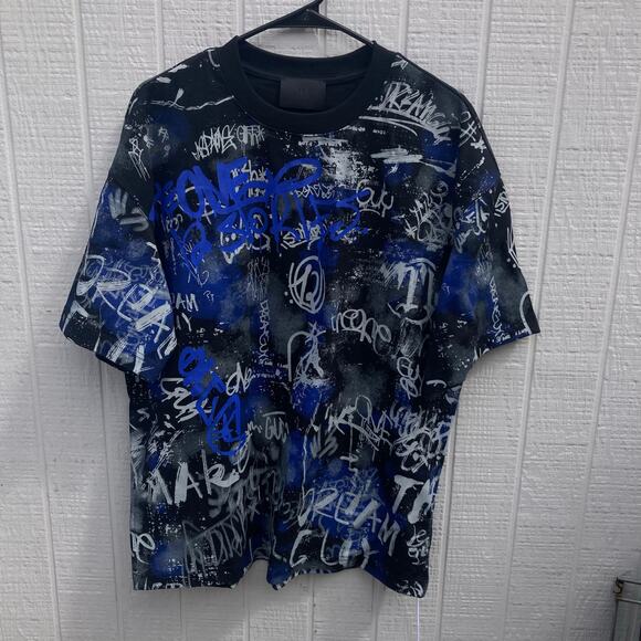 Make Dream Guy 1.0 Size M Mens Graffiti Art Shirt Short Sleeve Crewneck - Picture 1 of 6